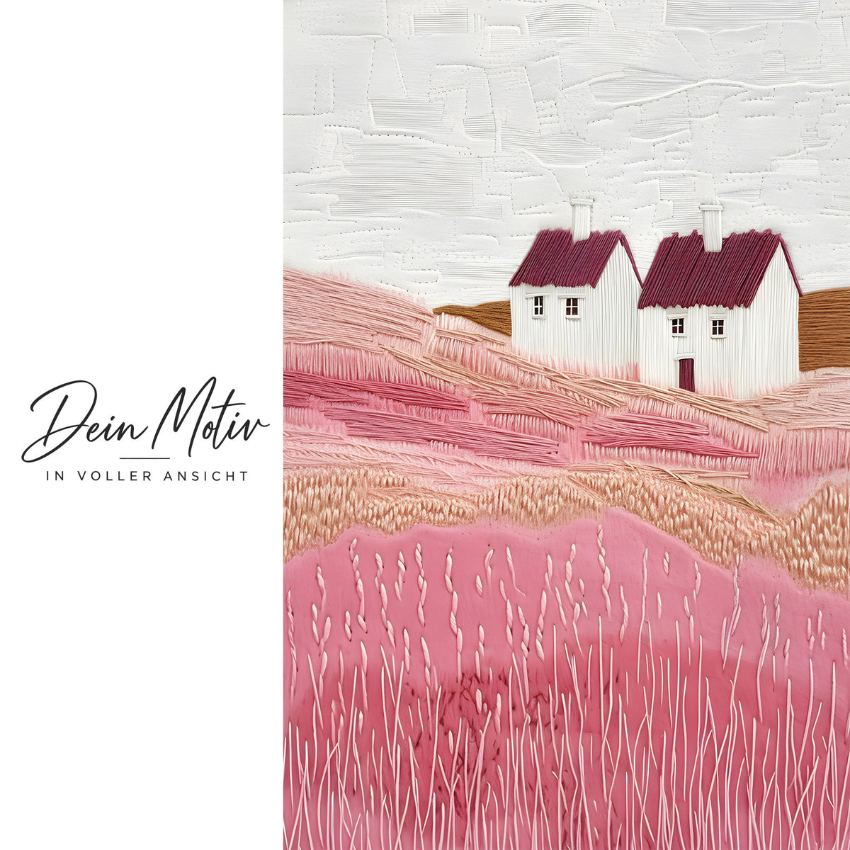 Acrylglas Wandbild - Rosy Hills