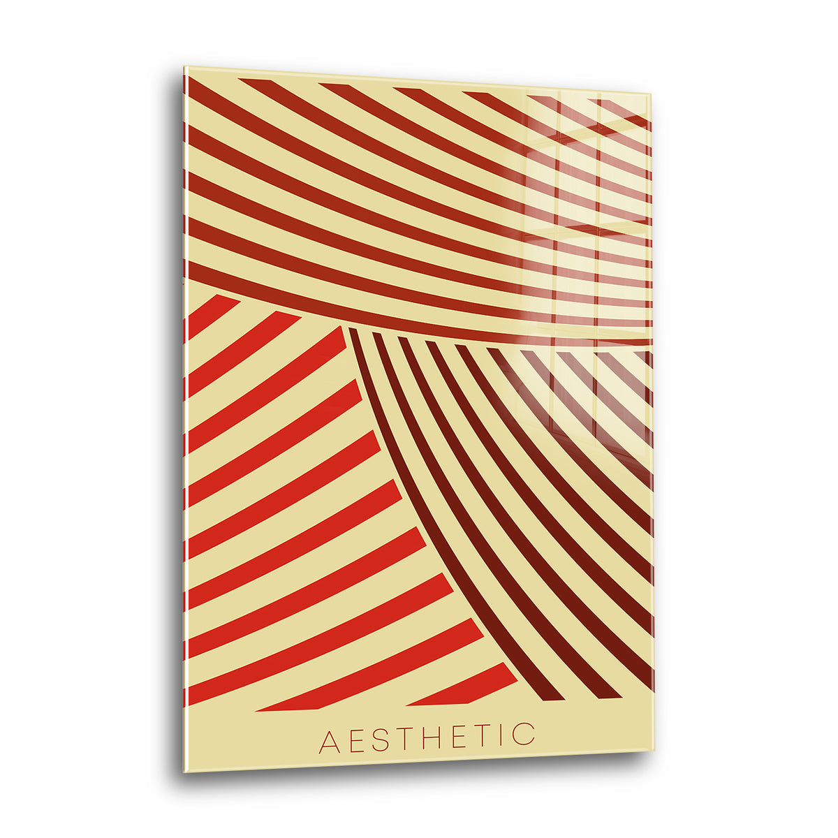 Acrylglas Wandbild - Aesthetic Waves