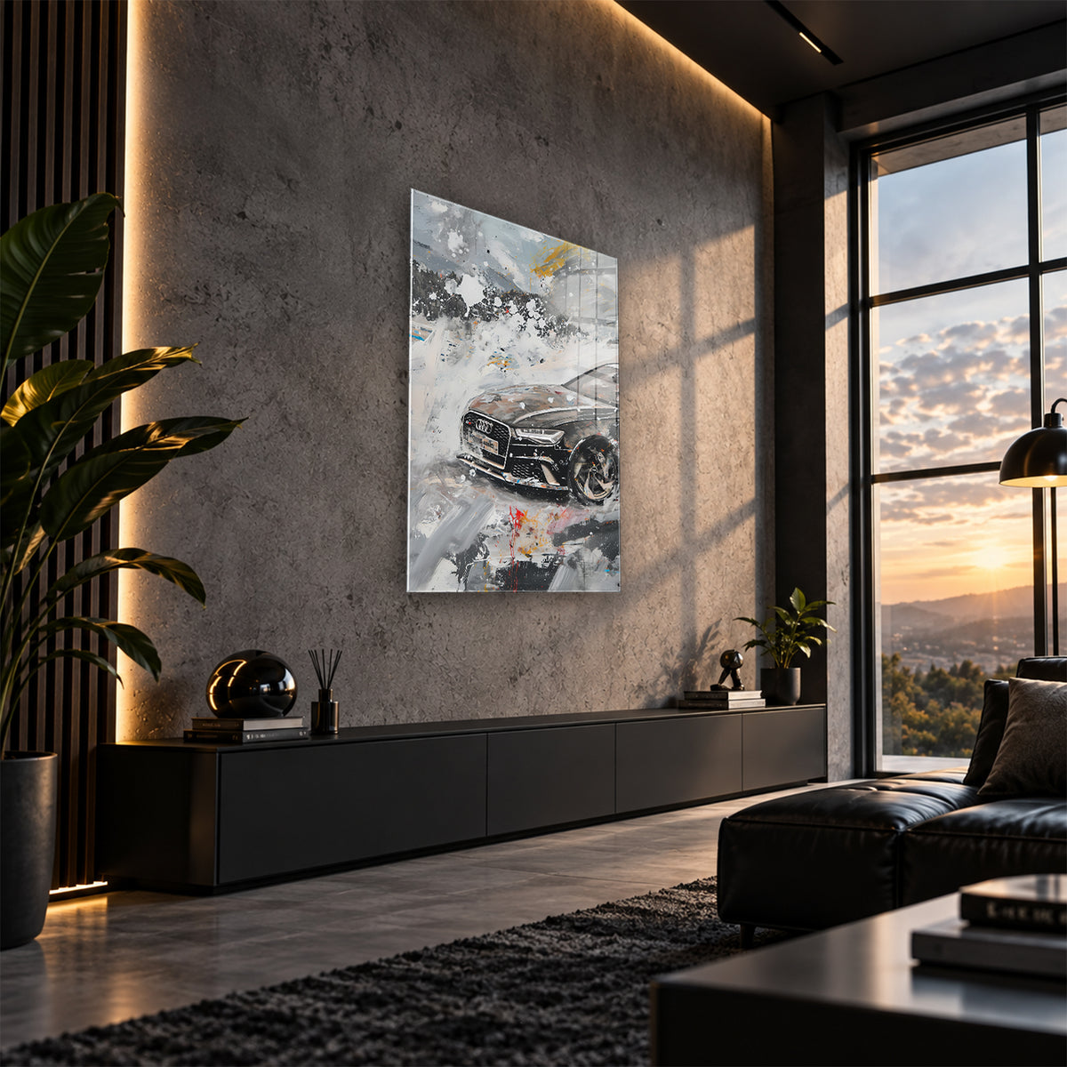 Acrylglas Wandbild - Race Art