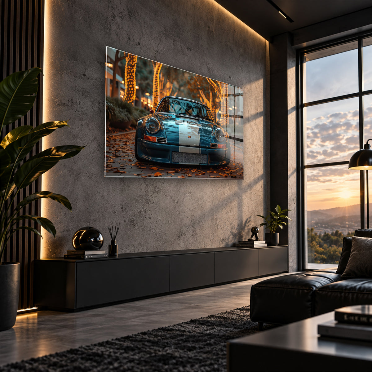 Acrylglas Wandbild -Autumn Drive