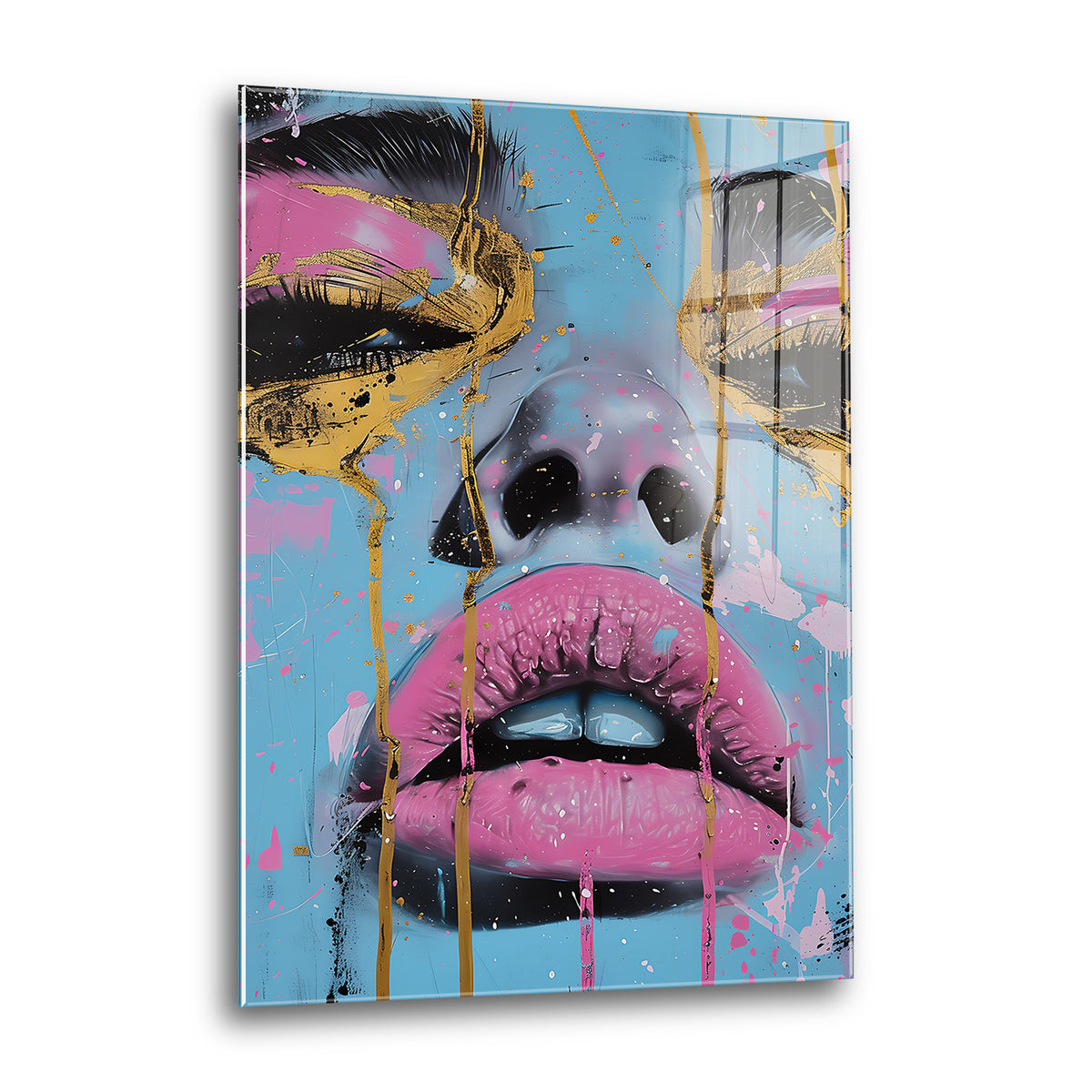 Acrylglas Wandbild - Crying Face