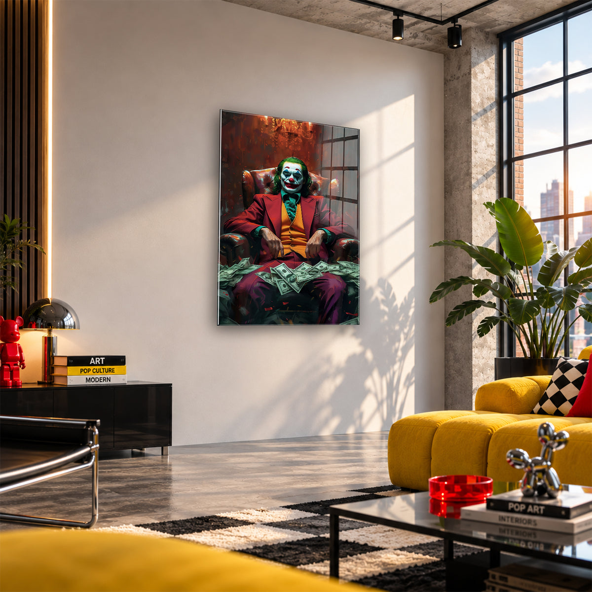 Acrylglas Wandbild - The Bad Clown