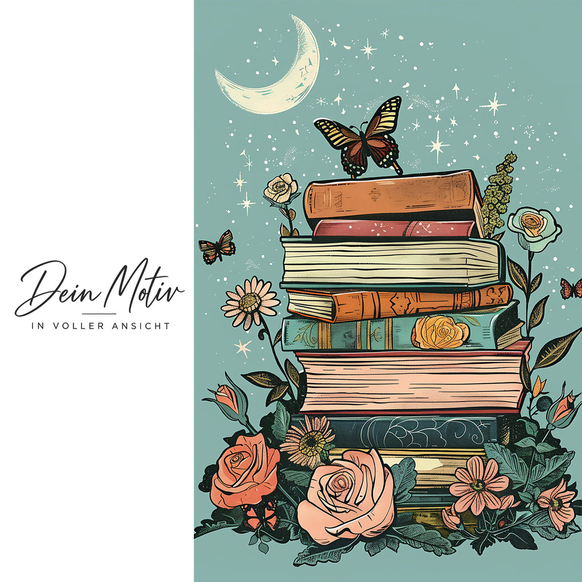 Acrylglas Wandbild - Dreamy Books