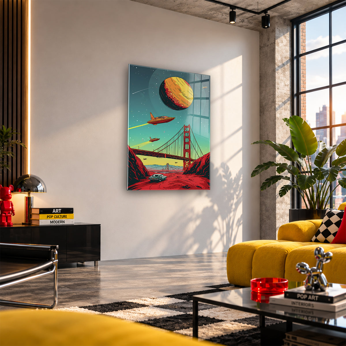 Acrylglas Wandbild - Space World