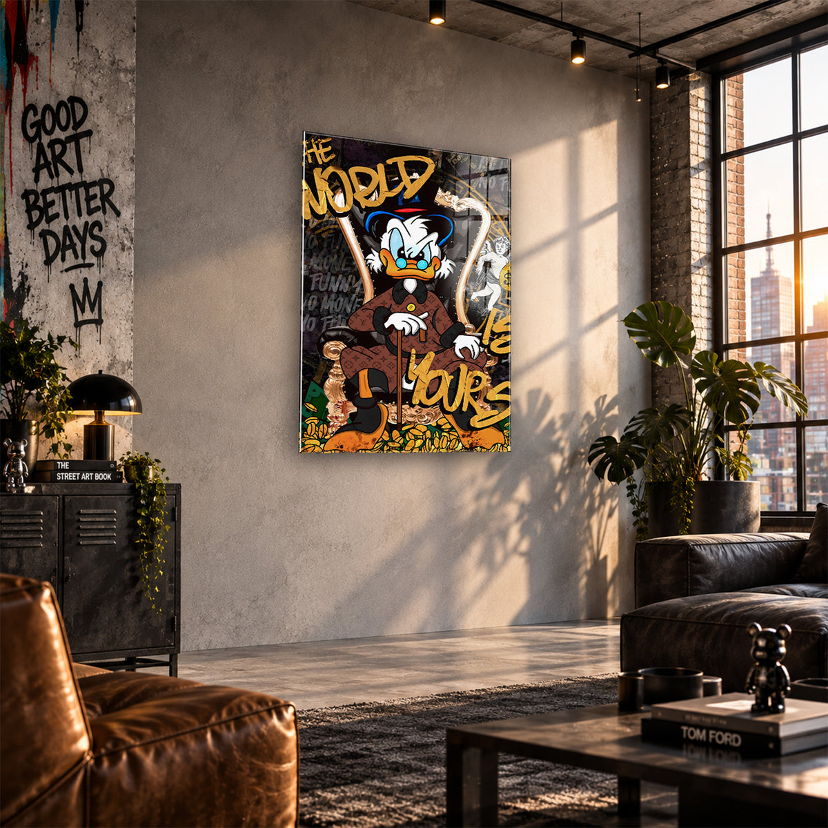 Acrylglas Wandbild -Sitting Duck