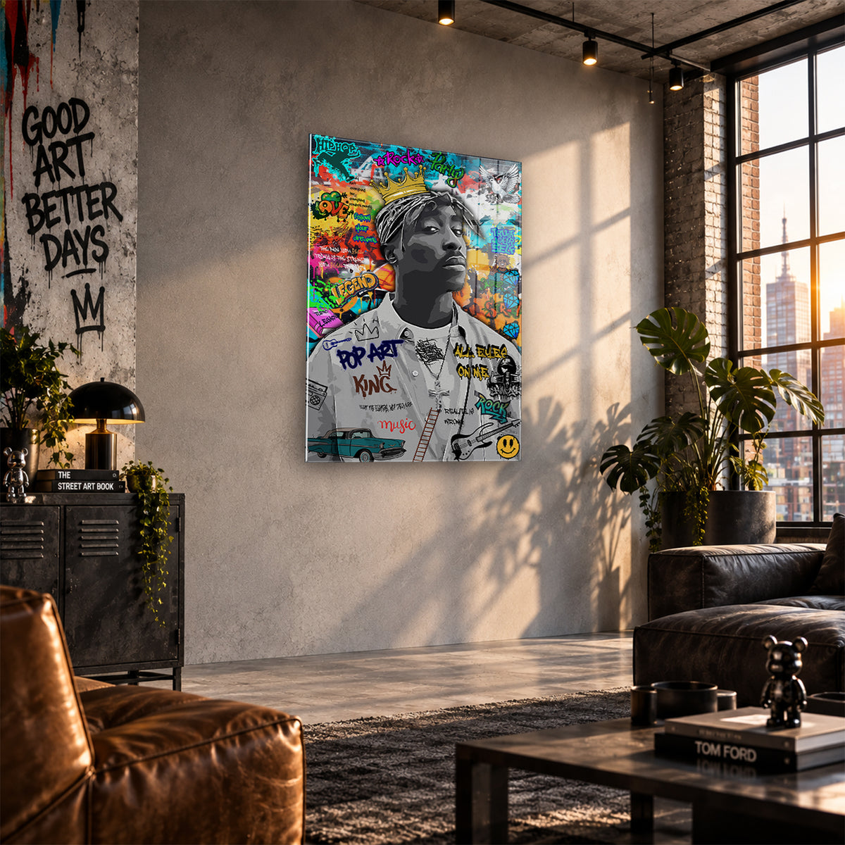 Acrylglas Wandbild - Rapper