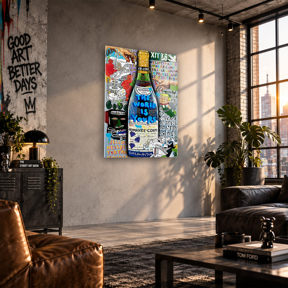 Acrylglas Wandbild - World Is Yours