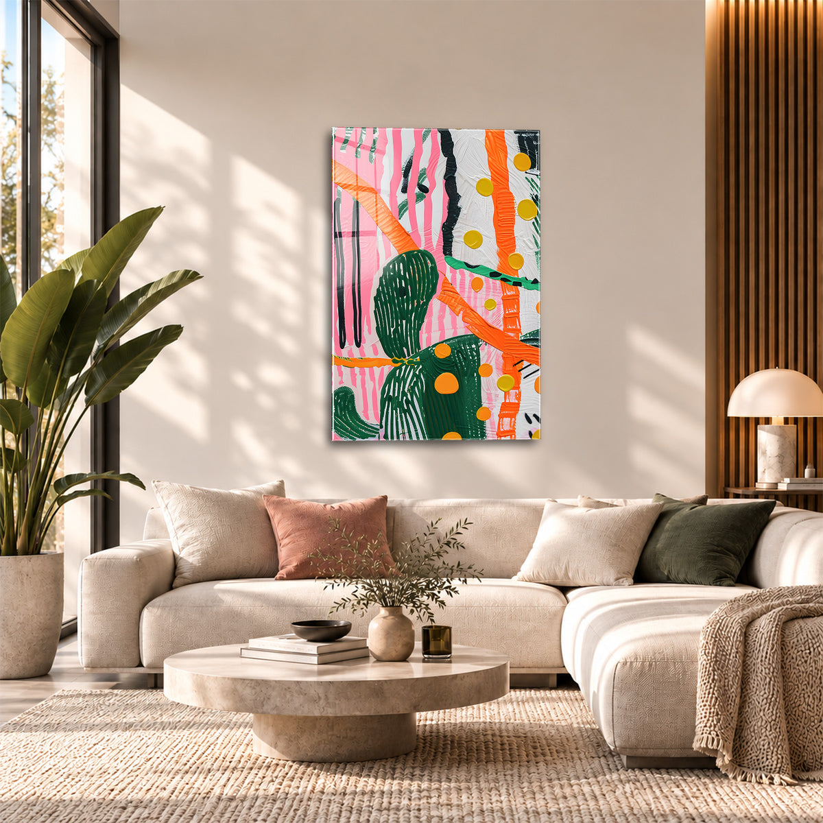 Acrylglas Wandbild - Green Motion