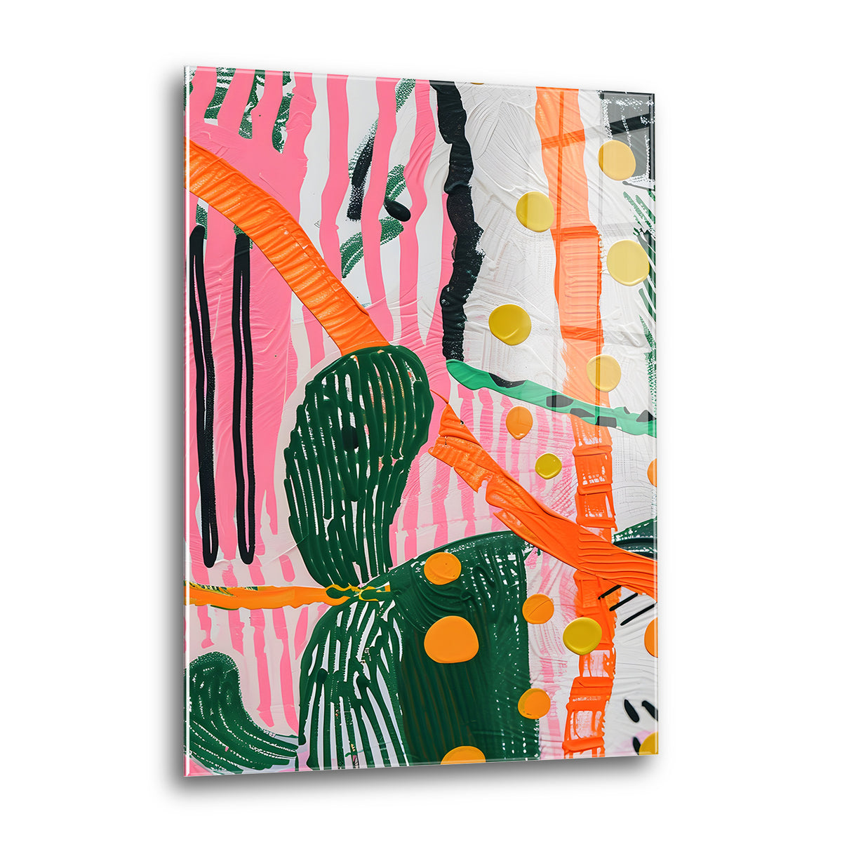 Acrylglas Wandbild - Green Motion