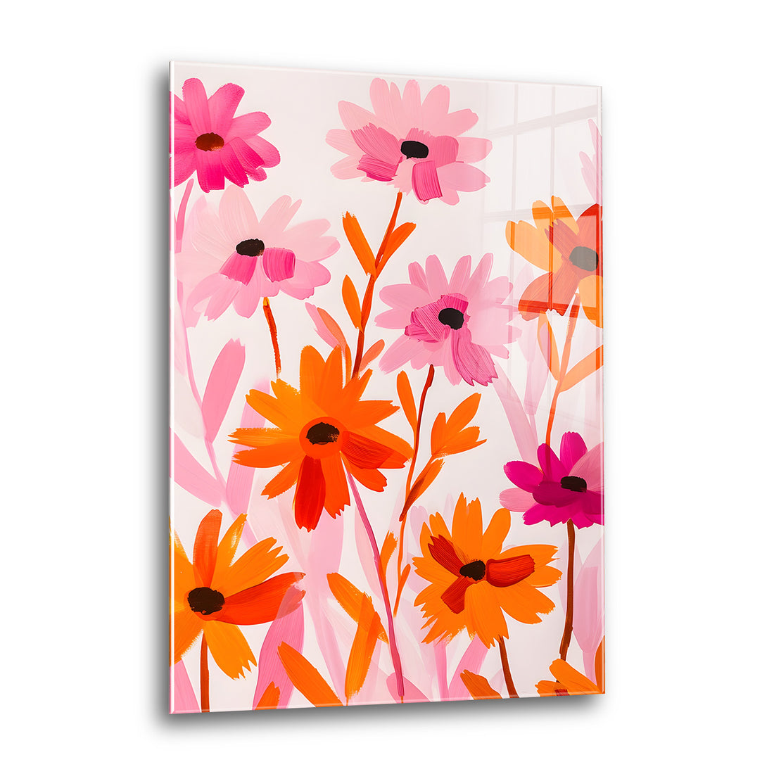 Acrylglas Wandbild - Flower Motion