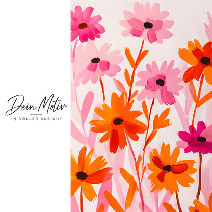 Acrylglas Wandbild - Flower Motion
