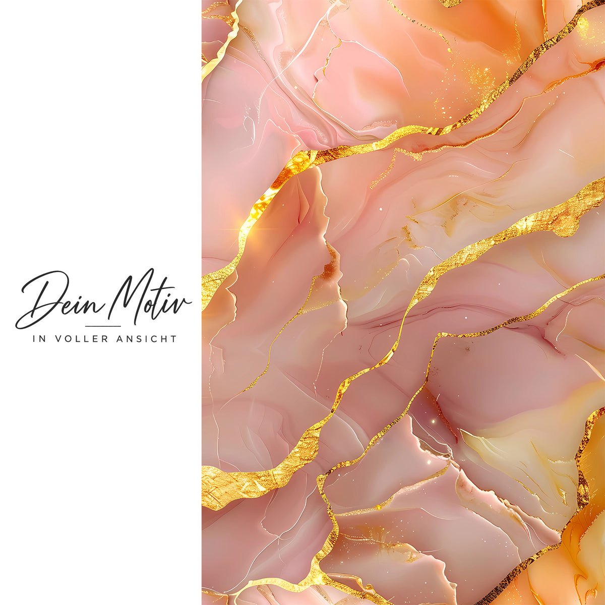 Acrylglas Wandbild - Golden Stone
