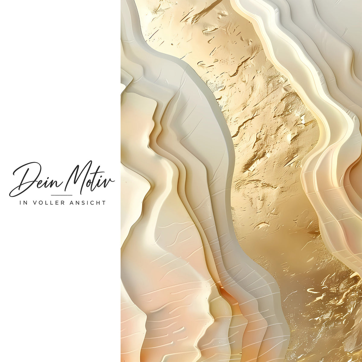 Acrylglas Wandbild - Light Waves