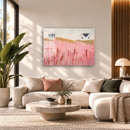 Acrylglas Wandbild - Pastel Village