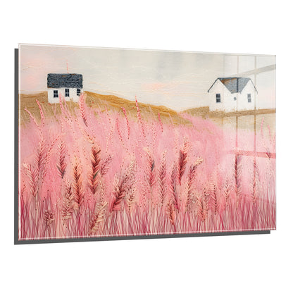 Acrylglas Wandbild - Pastel Village