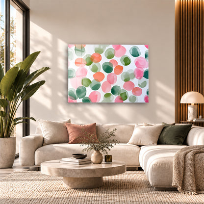 Acrylglas Wandbild - Pastel Stones