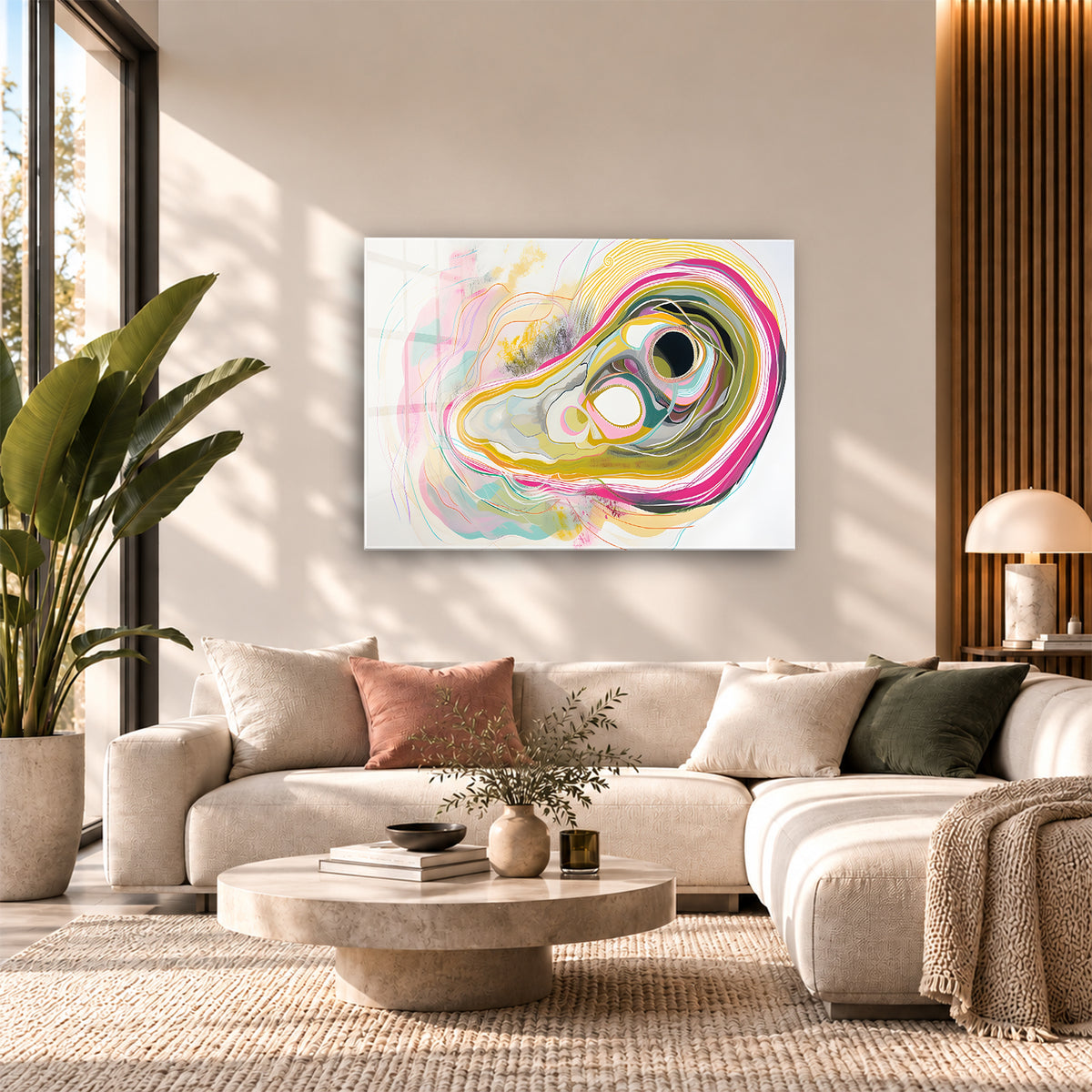 Acrylglas Wandbild - Color Vortex