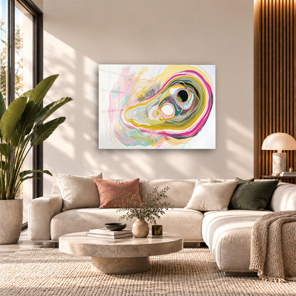 Acrylglas Wandbild - Color Vortex