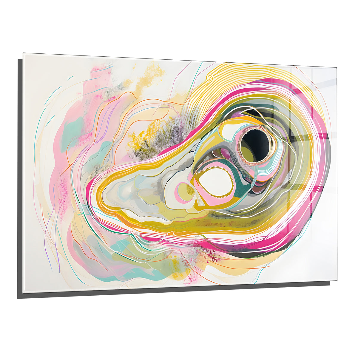 Acrylglas Wandbild - Color Vortex