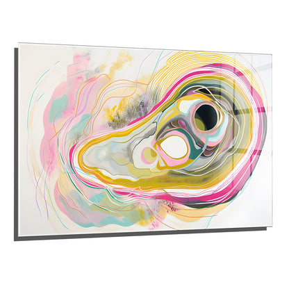 Acrylglas Wandbild - Color Vortex