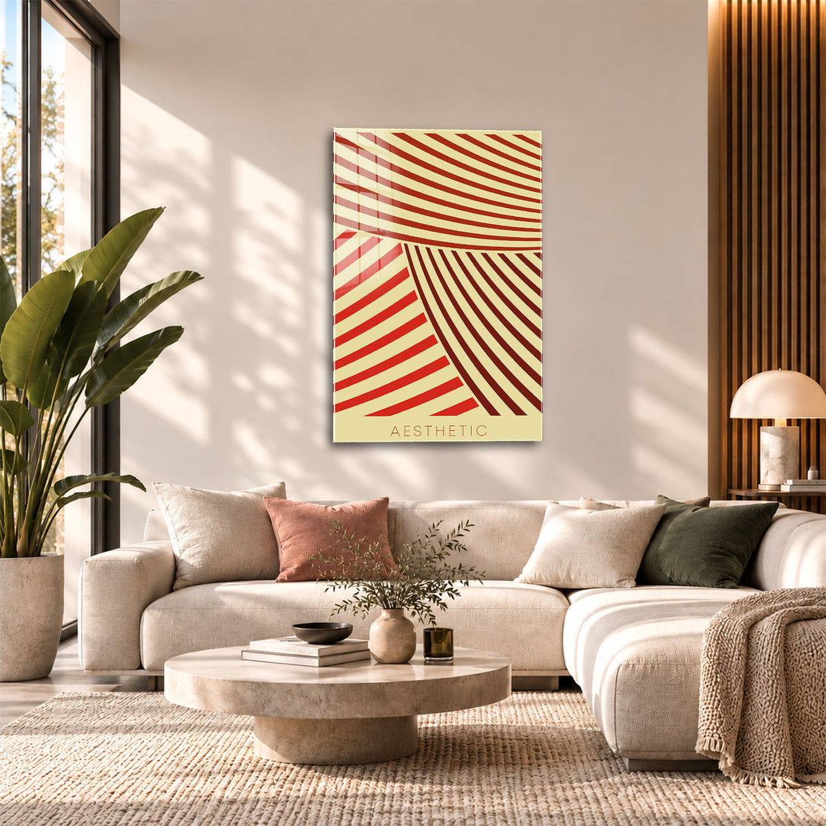 Acrylglas Wandbild - Aesthetic Waves
