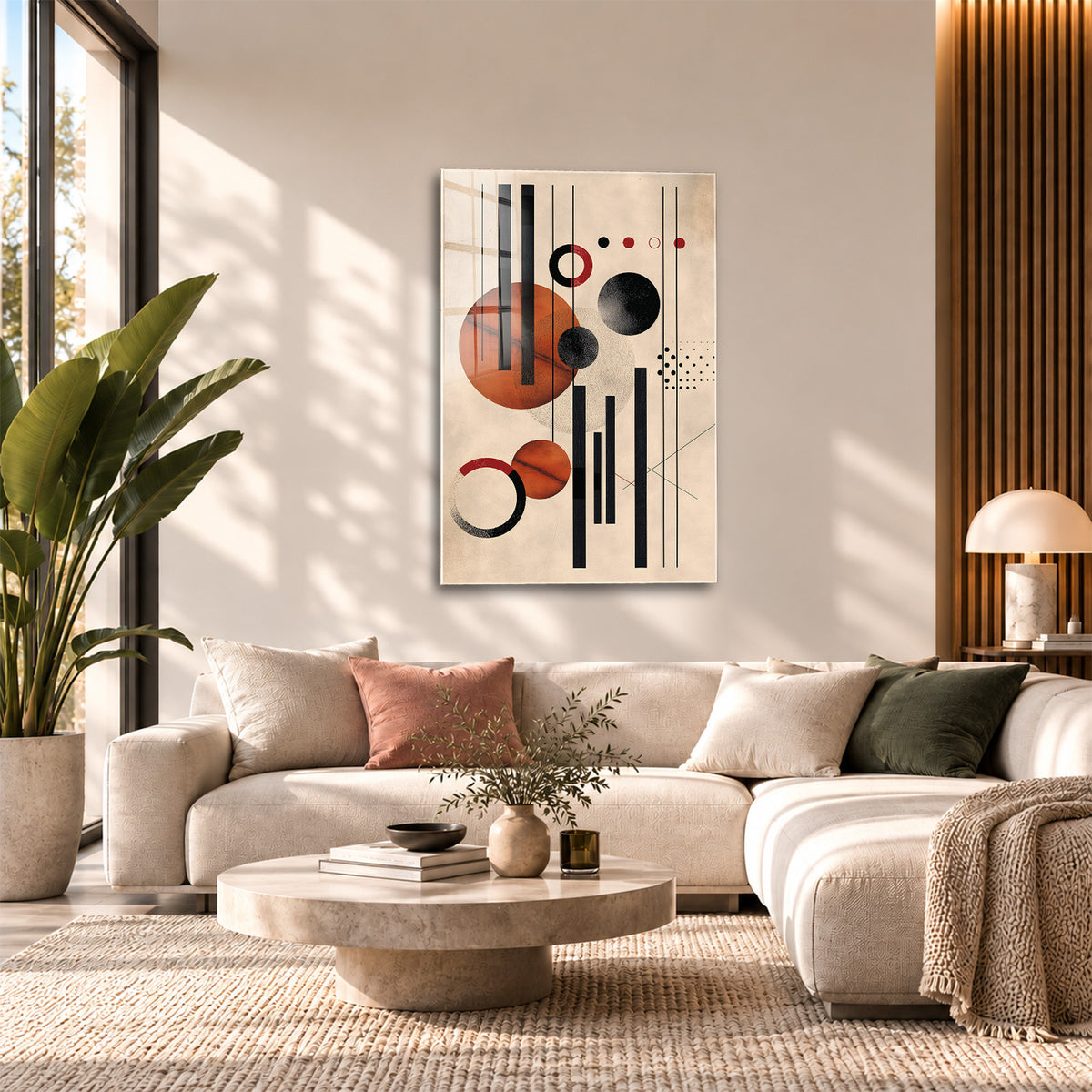 Acrylglas Wandbild - Retro Geometry