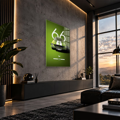 Acrylglas Wandbild - Green 66