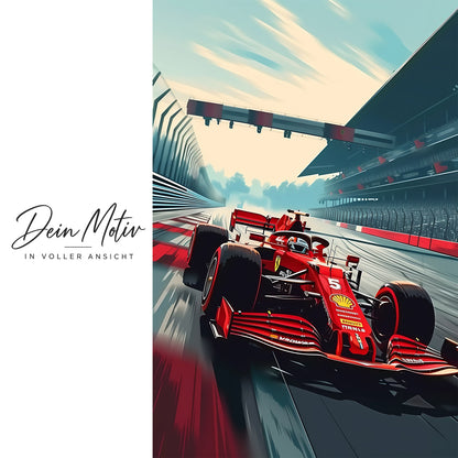 Acrylglas Wandbild - Racing Power