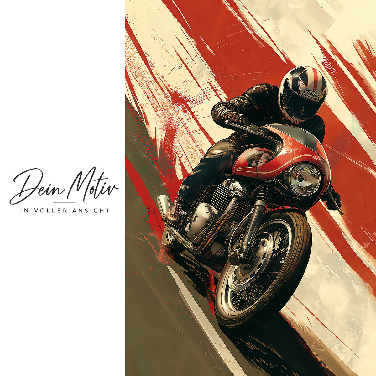 Acrylglas Wandbild - Speed Bike