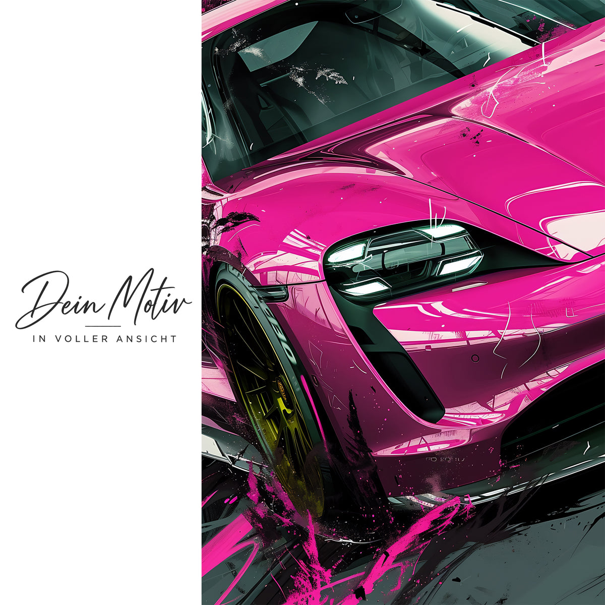 Acrylglas Wandbild - Pink Rider