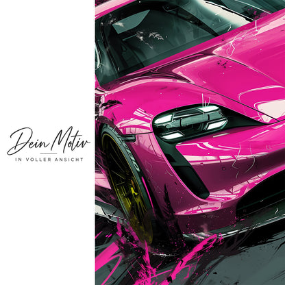Acrylglas Wandbild - Pink Rider