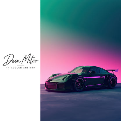 Acrylglas Wandbild - Neon Drive