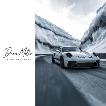 Acrylglas Wandbild - Snow Drive