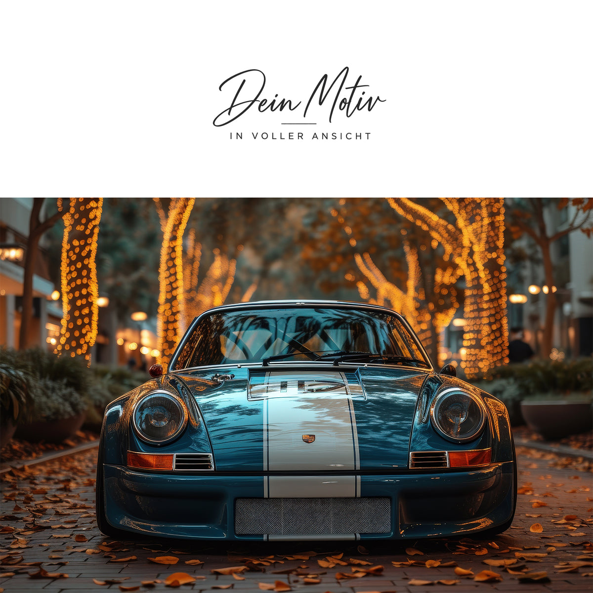 Acrylglas Wandbild -Autumn Drive