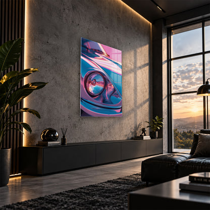 Acrylglas Wandbild - Pink Motion