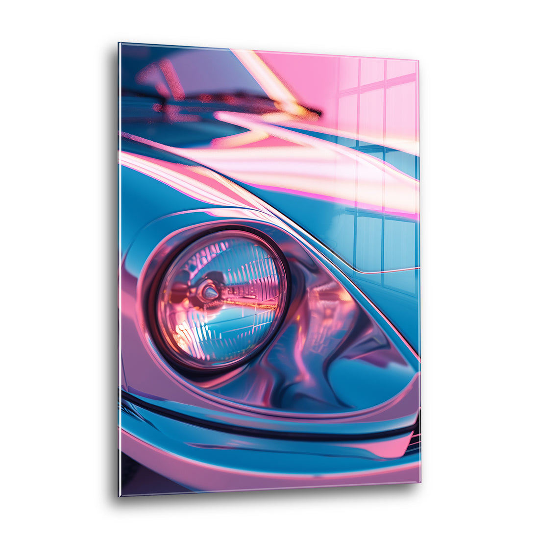 Acrylglas Wandbild - Pink Motion