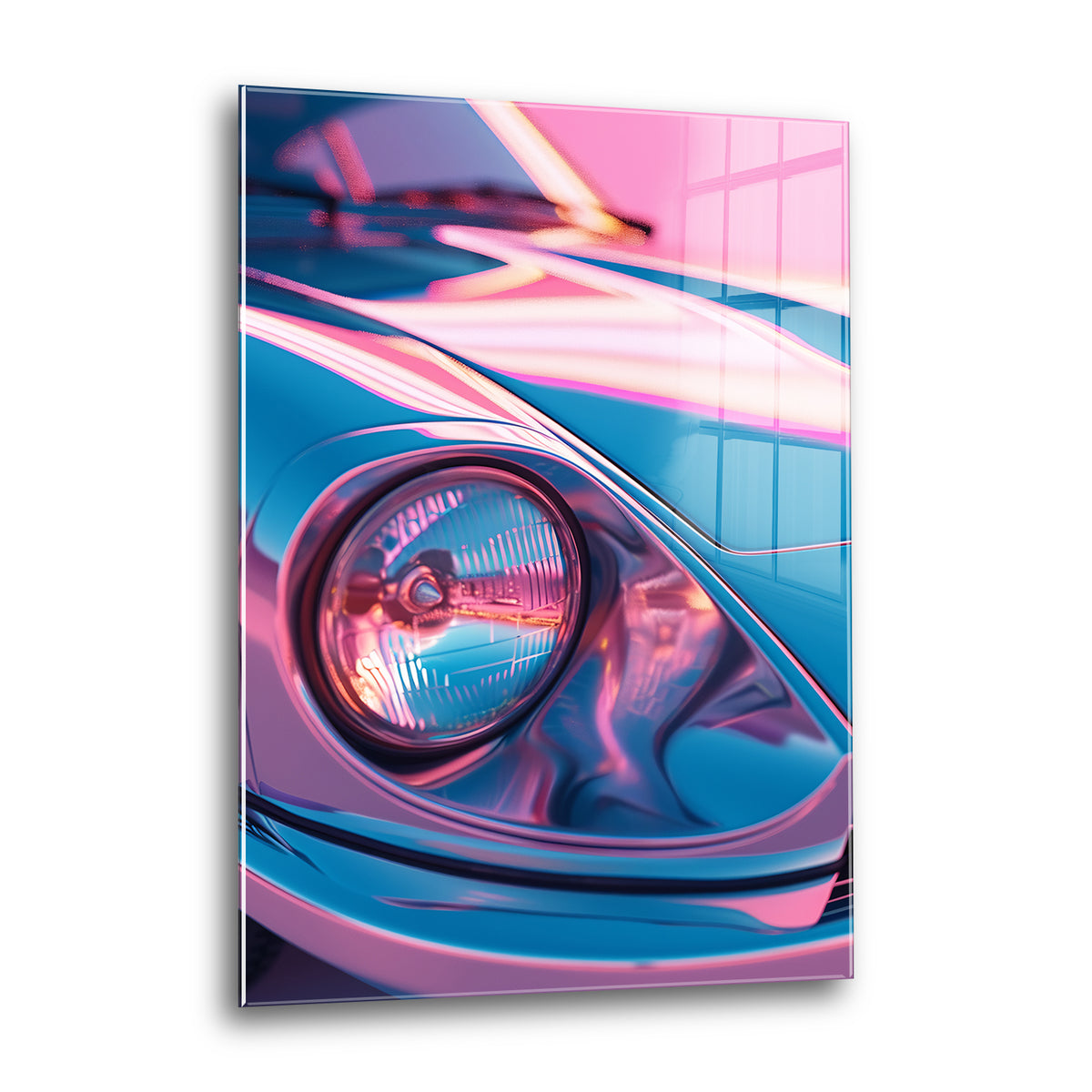 Acrylglas Wandbild - Pink Motion