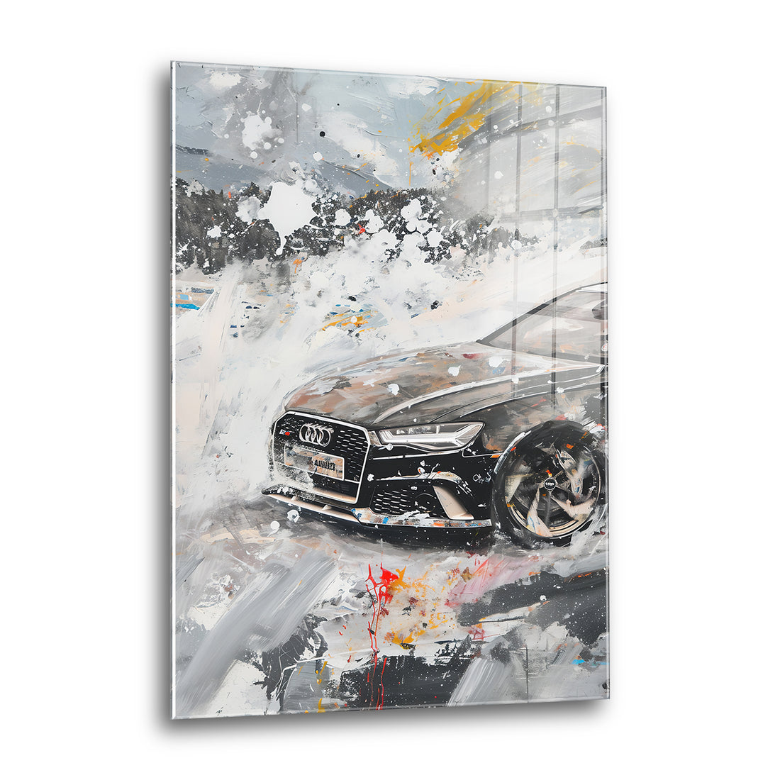 Acrylglas Wandbild - Race Art