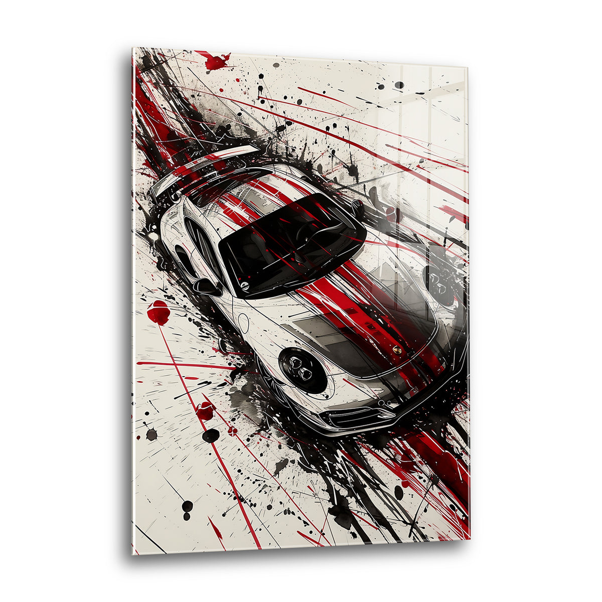 Acrylglas Wandbild - Road Maschine