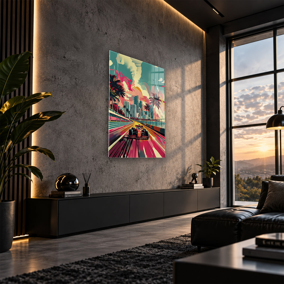 Acrylglas Wandbild - Racing Performance