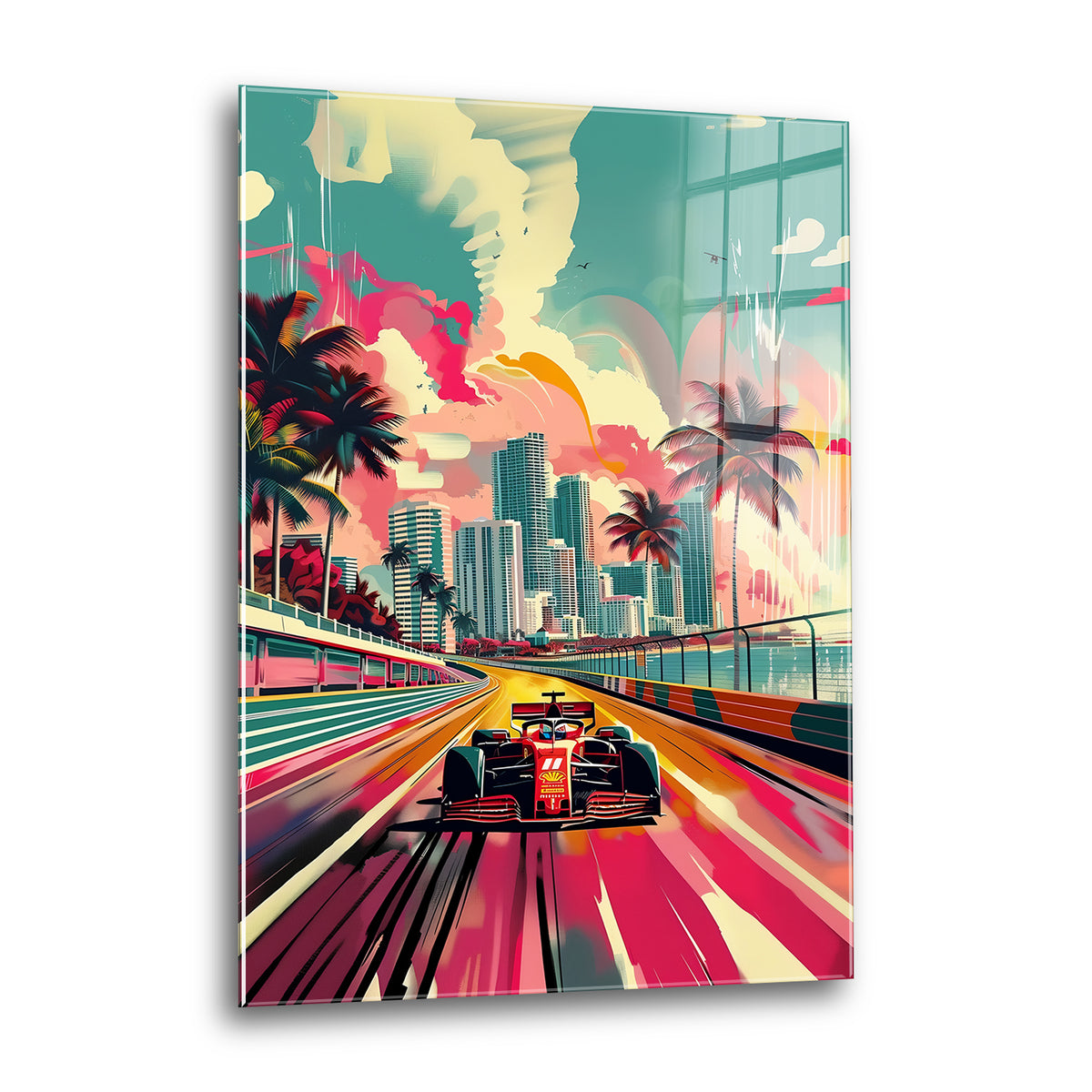 Acrylglas Wandbild - Racing Performance
