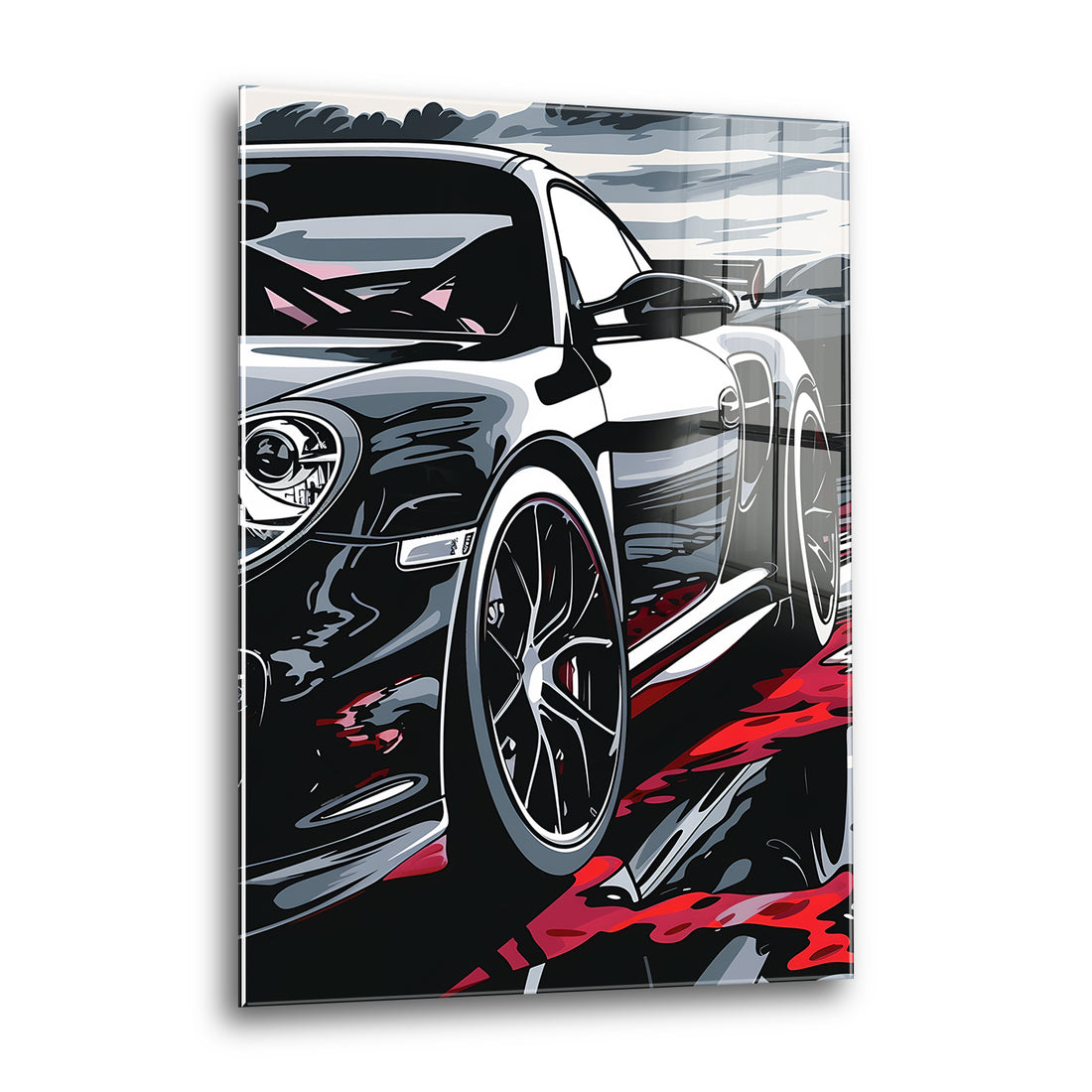 Acrylglas Wandbild - Black Machine