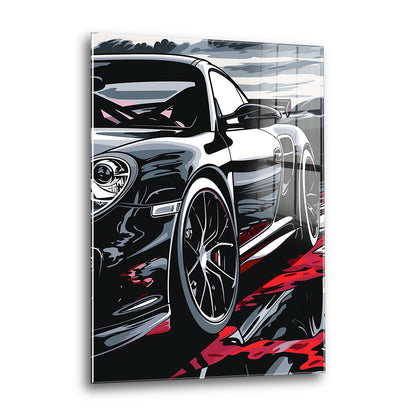 Acrylglas Wandbild - Black Machine