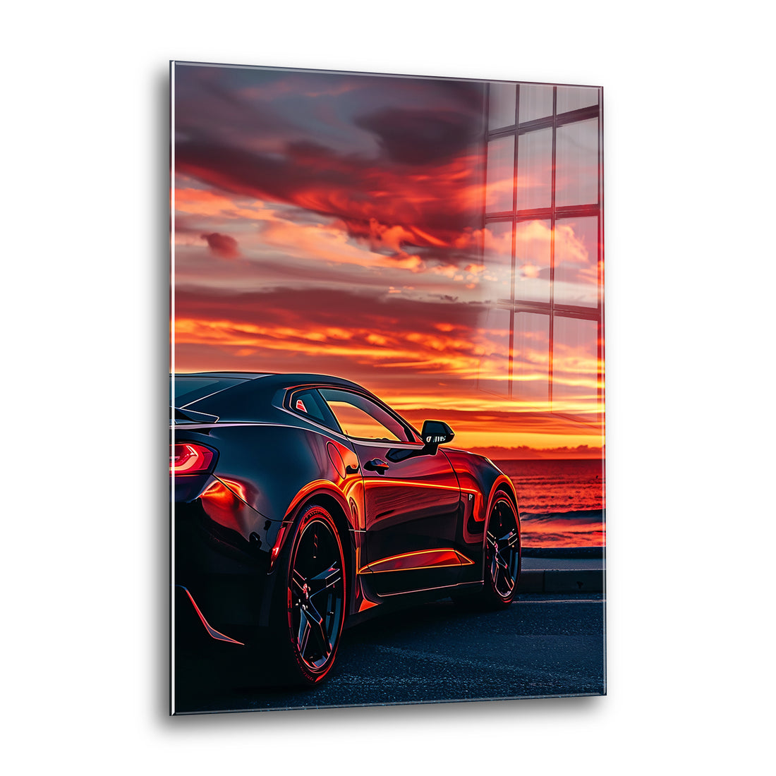 Acrylglas Wandbild - Sunset View