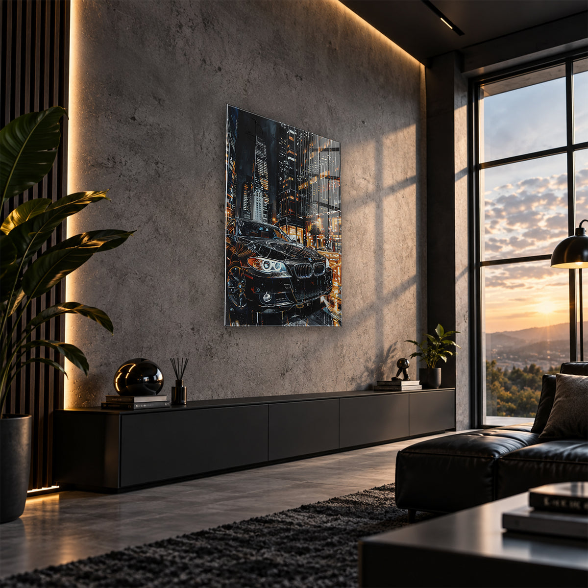 Acrylglas Wandbild - City Lights