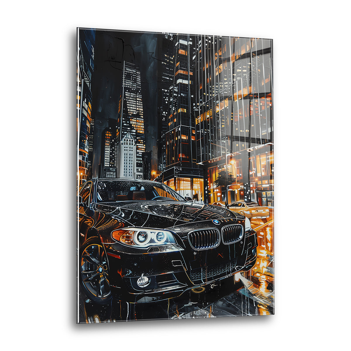 Acrylglas Wandbild - City Lights