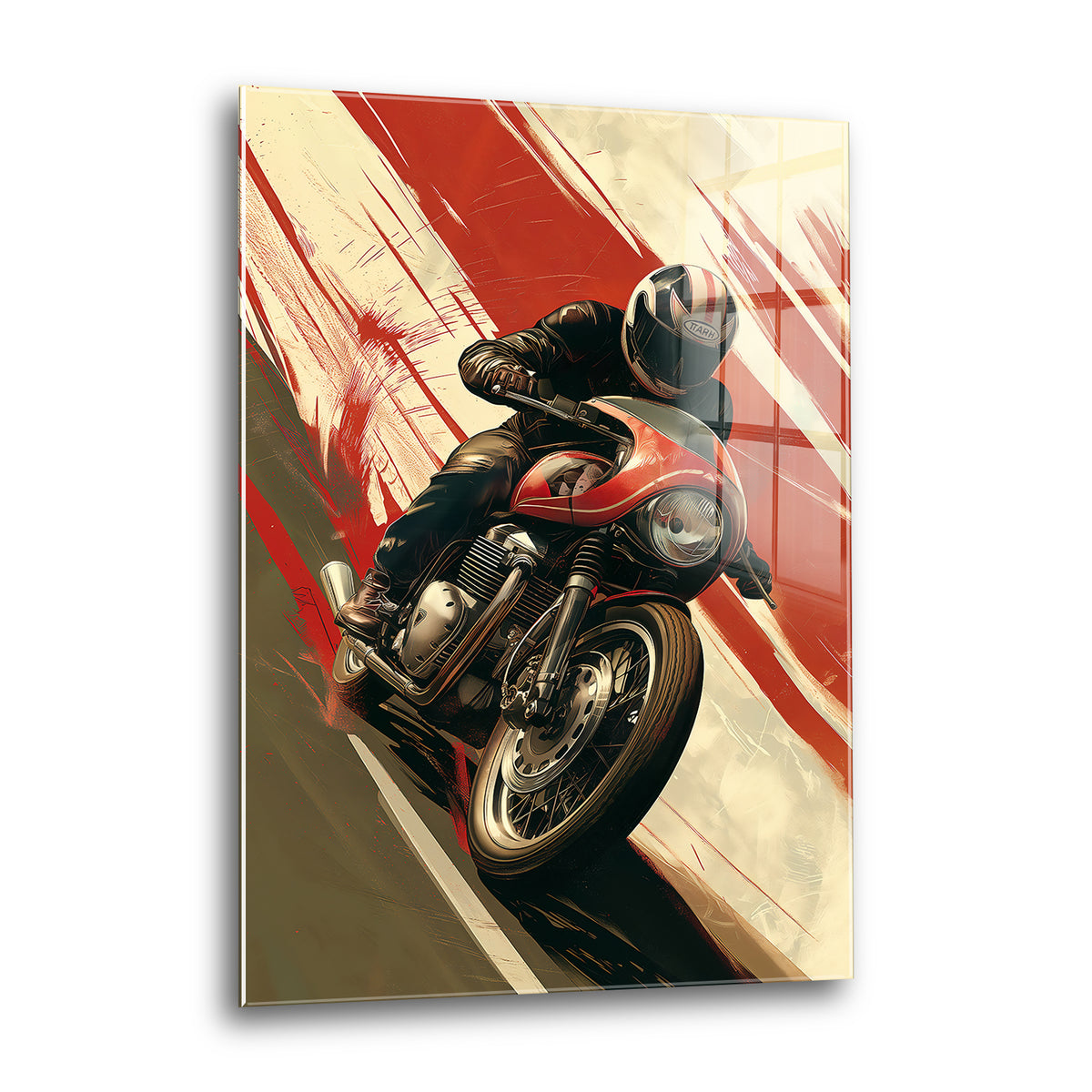 Acrylglas Wandbild - Speed Bike