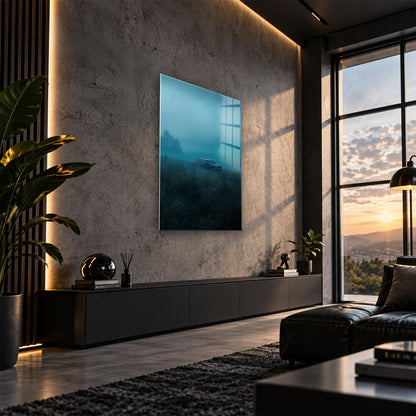 Acrylglas Wandbild - Fog Runner