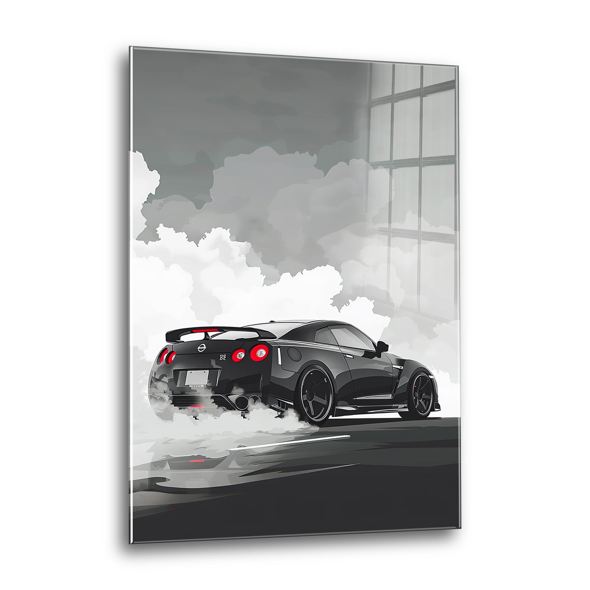 Acrylglas Wandbild - Black Shadow