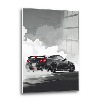 Acrylglas Wandbild - Black Shadow